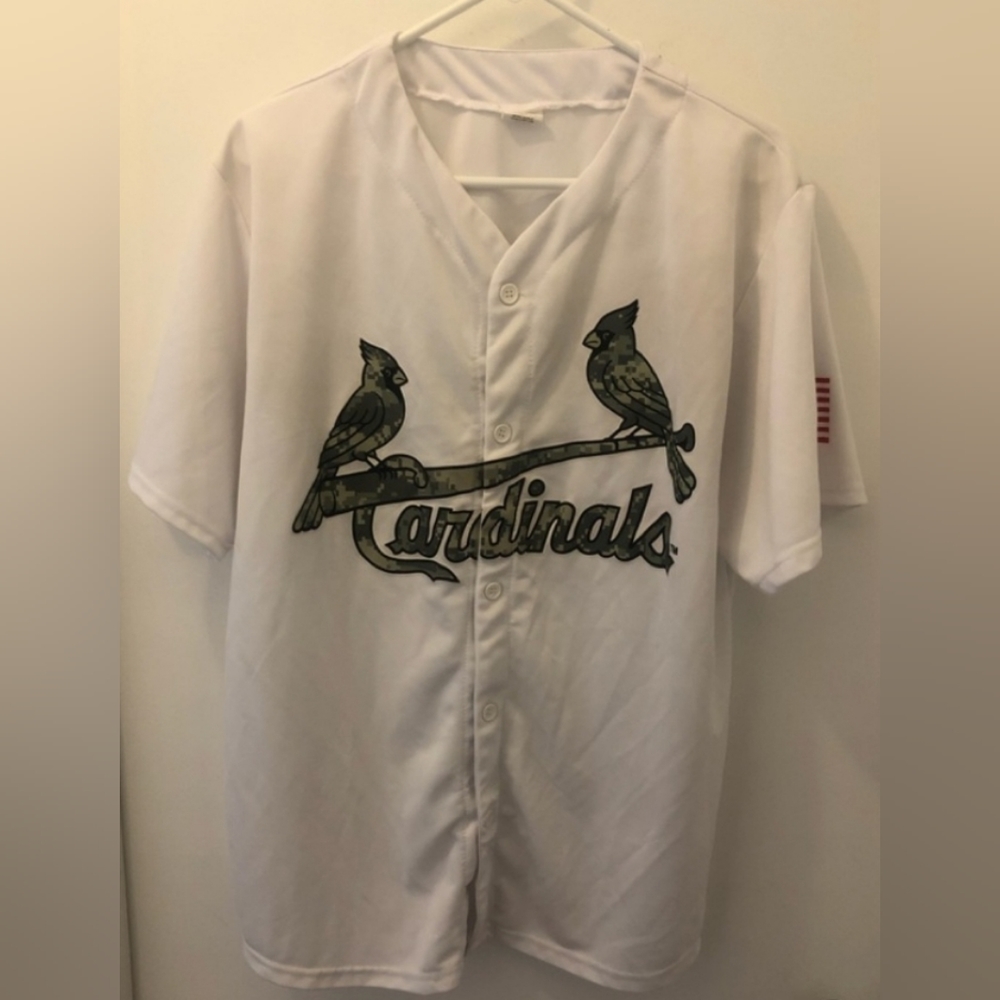 NWT/NIB XL Collectors Edition Camouflage St Louis Cardinals Jersey
